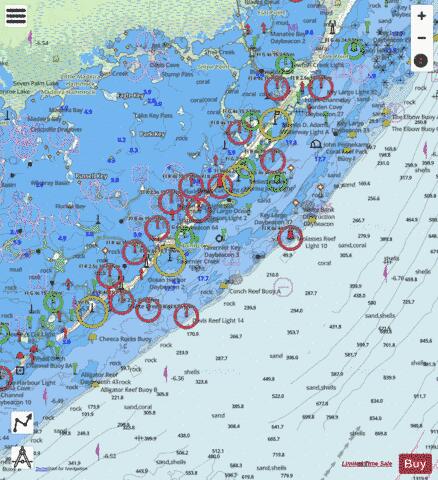BLACKWATER SOUND TO MATECUMBE Marine Chart - Nautical Charts App - Streets