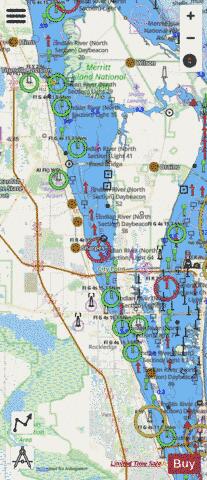 TOLOMATO RIVER TO PALM SHORES FLORIDA JJ-KK Marine Chart - Nautical Charts App - Streets