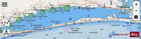 BOGUE SOUND Marine Chart - Nautical Charts App - Streets