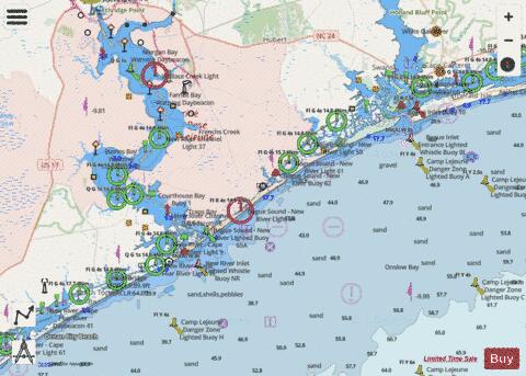 HUMPHREY POINT TO STUMP SOUND Marine Chart - Nautical Charts App - Streets