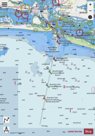 MOREHEAD CITY HARBOR  Marine Chart - Nautical Charts App - Streets