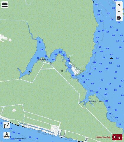 BROAD CREEK EXTENSION Marine Chart - Nautical Charts App - Streets