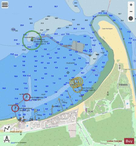 BREAKWATER HARBOR Marine Chart - Nautical Charts App - Streets
