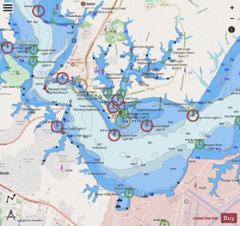 PATUXENT RIVER  SOLOMONS IS AND VICINITY Marine Chart - Nautical Charts App - Streets