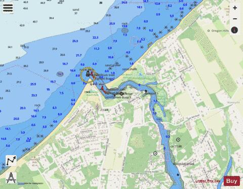 MATTITUCK INLET INSET Marine Chart - Nautical Charts App - Streets