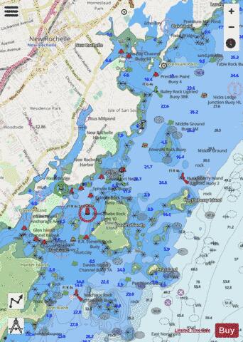 ECHO BAY HARBOR INSET 10 Marine Chart - Nautical Charts App - Streets