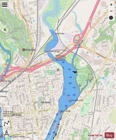 QUINNIPIAC RIVER EXTENTION Marine Chart - Nautical Charts App - Streets
