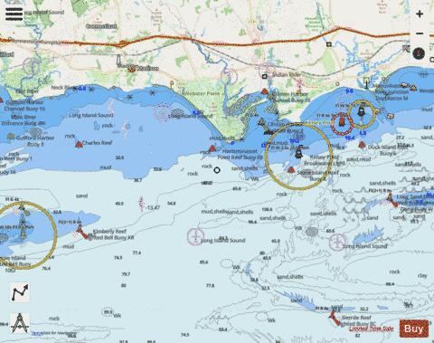 N SHR LONG I SND-DUCK ISLAND TO MADISON REEF Marine Chart - Nautical Charts App - Streets