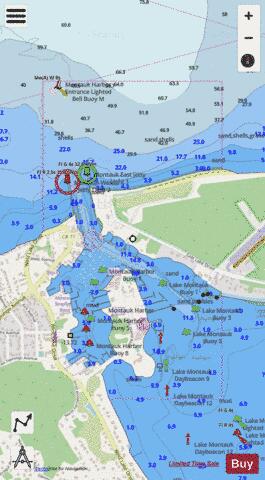 MONTAUK HARBOR Marine Chart - Nautical Charts App - Streets