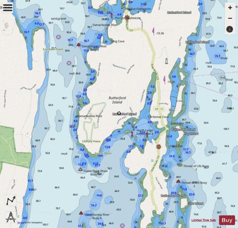 CHRISTMAS COVE INSET  ME Marine Chart - Nautical Charts App - Streets