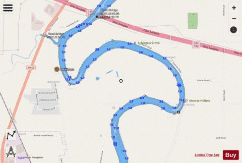 SOUTH SHORE OF LAKE ERIE SANDUSKY RIVER 16 Marine Chart - Nautical Charts App - Streets