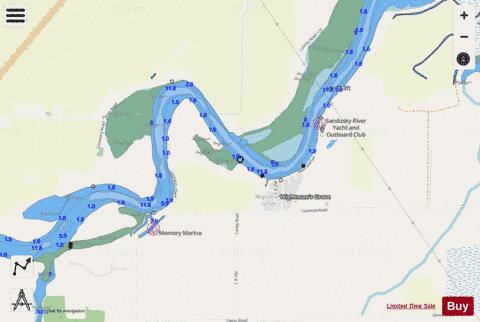 SOUTH SHORE OF LAKE ERIE SANDUSKY RIVER 20 Marine Chart - Nautical Charts App - Streets