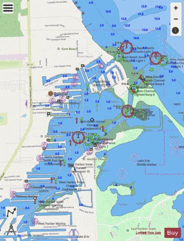 HARBOR PLANS 33 LEFT SIDE Marine Chart - Nautical Charts App - Streets