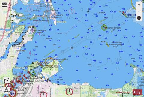 WEST END OF LAKE ERIE PAGE 7 Marine Chart - Nautical Charts App - Streets