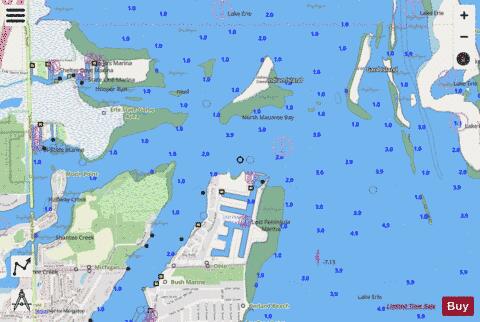 WEST END OF LAKE ERIE PAGE 9 Marine Chart - Nautical Charts App - Streets
