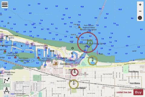 WEST END OF LAKE ERIE PAGE 35 Marine Chart - Nautical Charts App - Streets