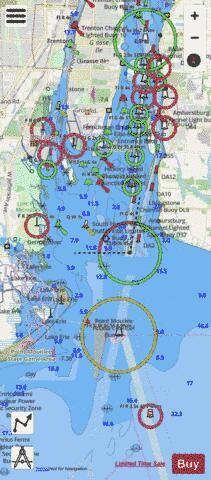 DETROIT RIVER MICHIGAN EXTENSION Marine Chart - Nautical Charts App - Streets