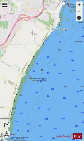 LAKE ST.CLAIR PAGE 20 Marine Chart - Nautical Charts App - Streets