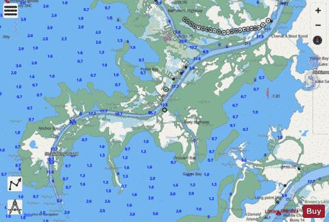 LAKE ST.CLAIR PAGE 32 Marine Chart - Nautical Charts App - Streets