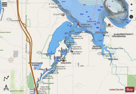INLAND ROUTE Marine Chart - Nautical Charts App - Streets