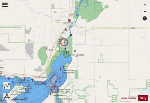 INLAND ROUTE Marine Chart - Nautical Charts App - Streets