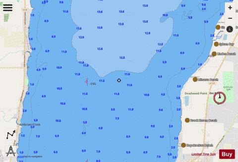 LAKE WINNEBAGO and FOX RIV PG 6 Marine Chart - Nautical Charts App - Streets