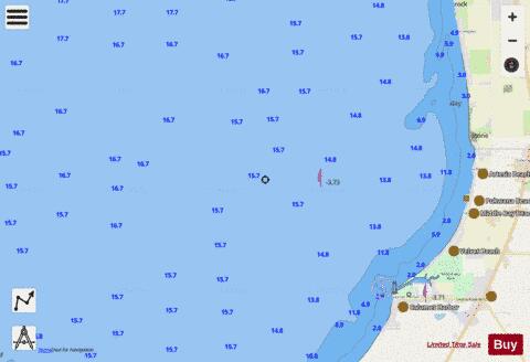 LAKE WINNEBAGO and FOX RIV PG 10 Marine Chart - Nautical Charts App - Streets