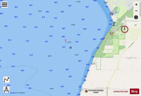 LAKE WINNEBAGO and FOX RIV PG 21 Marine Chart - Nautical Charts App - Streets