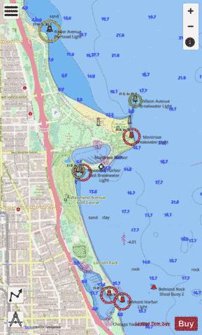CHICAGO AND VICINITY PAGE 5 Marine Chart - Nautical Charts App - Streets