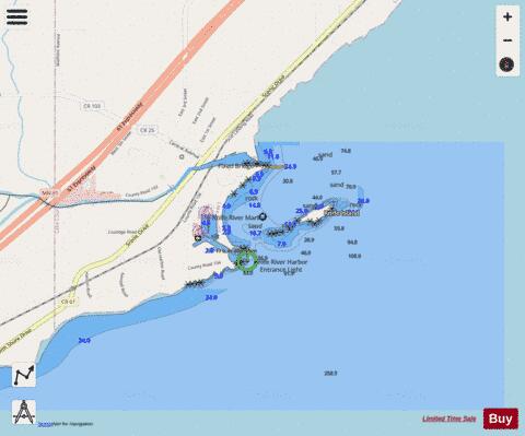 KNIFE RIVER MINNESOTA Marine Chart - Nautical Charts App - Streets