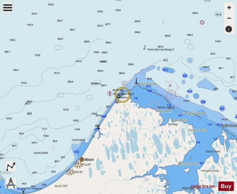 POINT BARROW AND VICINITY Marine Chart - Nautical Charts App - Streets