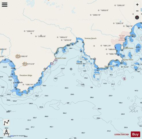 TEMNAC BAY Marine Chart - Nautical Charts App - Streets