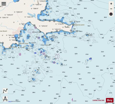 MASSACRE BAY Marine Chart - Nautical Charts App - Streets