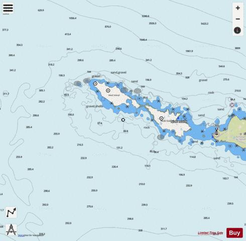 ALAID AND NIZKI ISLANDS Marine Chart - Nautical Charts App - Streets