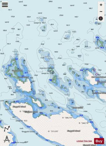 ARGONNE CHANNEL Marine Chart - Nautical Charts App - Streets