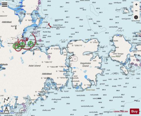 KULUK BAY AND APPROACHES Marine Chart - Nautical Charts App - Streets