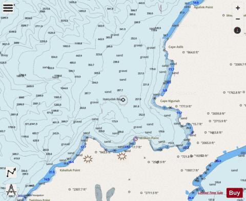 INANUDAK AND NIKOLSKI BAYS  INANUDAK BAY Marine Chart - Nautical Charts App - Streets