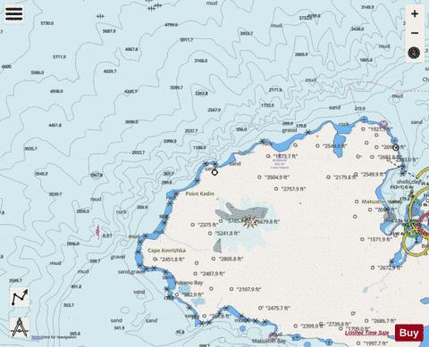 CAPE KOVRIZHKA TO CAPE CHEERFUL Marine Chart - Nautical Charts App - Streets