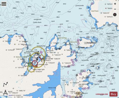 UNALASKA BAY AND AKUTAN PASS Marine Chart - Nautical Charts App - Streets