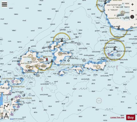 KRENITZIN ISLANDS Marine Chart - Nautical Charts App - Streets