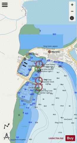 KING COVE HARBOR Marine Chart - Nautical Charts App - Streets