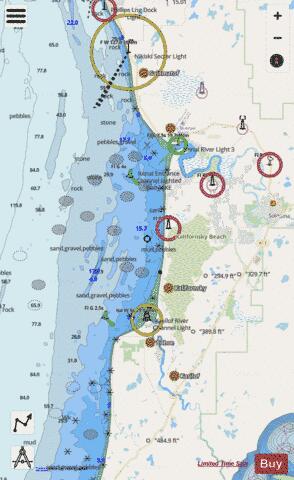 KASILOF RIVER TO KENAI RIVER Marine Chart - Nautical Charts App - Streets