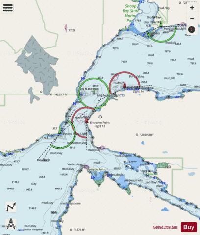 VALDEZ NARROWS Marine Chart - Nautical Charts App - Streets