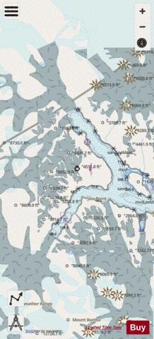 CONTINUATION OF GLACIER BAY Marine Chart - Nautical Charts App - Streets
