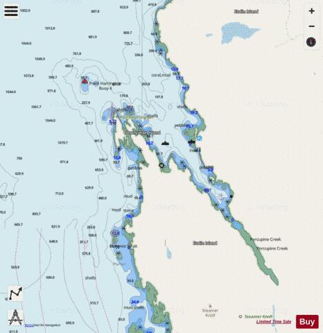 STEAMER BAY Marine Chart - Nautical Charts App - Streets