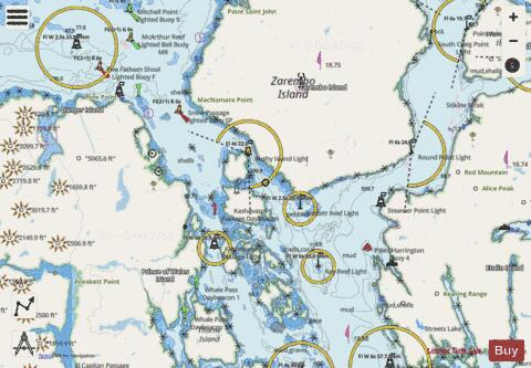 SNOW PASSAGE- ALASKA Marine Chart - Nautical Charts App - Streets