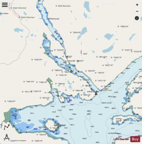 YES BAY Marine Chart - Nautical Charts App - Streets