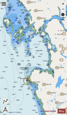 FOGGY BAY Marine Chart - Nautical Charts App - Streets