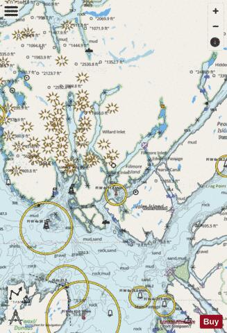 PORTLAND INLET TO NAKAT BAY Marine Chart - Nautical Charts App - Streets