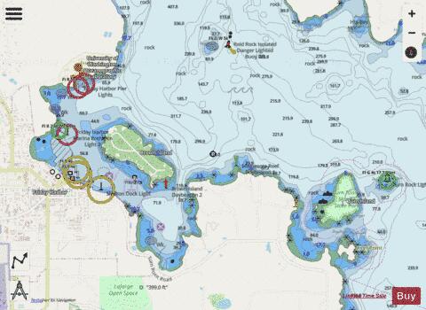 BELLINGHAM TO EVERETT INC SAN JUAN ISLANDS  FRIDAY HARBOR Marine Chart - Nautical Charts App - Streets